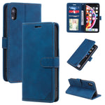Custodia portafoglio in pelle con supporto orizzontale per iPhone