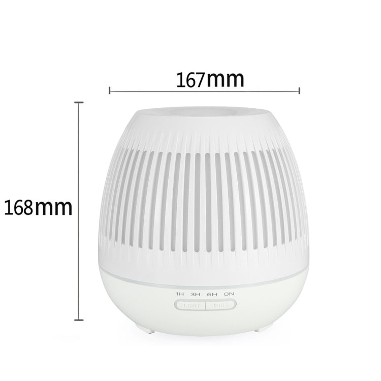 Macchina per aromaterapia con purificatore d'aria a grana di legno con umidificatore a LED da 400 ml con luce a LED colorata, AU Plug, EU Plug, UK Plug, US Plug