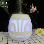 Macchina per aromaterapia con purificatore d'aria a grana di legno con umidificatore a LED da 400 ml con luce a LED colorata, AU Plug, EU Plug, UK Plug, US Plug