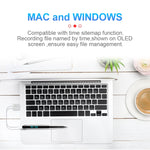 Registratore vocale Q9 con riduzione rumore AI 4-32GB