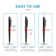 Q9 AI Intelligent High-definition Noise Reduction Conference Recording Pen Voice Control Recorder, 4GB, 8GB, 16GB, 32GB