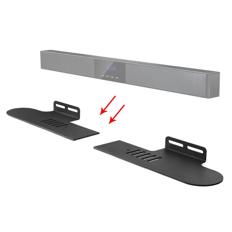 Staffa montaggio a parete per barra audio compatibile vari modell
