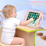 Custodia protettiva in EVA antiurto per bambini Cute Cat King con supporto, tracolla e maniglia, For iPad 9.7 2018 / 2017 / Air / Air 2 / Pro 9.7, For iPad 10.2 2019 / 2020 / 2021 / Pro 10.5, For iPad mini 6 / mini 2024, For iPad mini 6