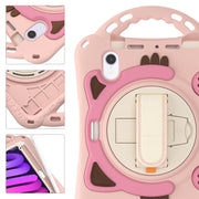 Custodia protettiva in EVA antiurto per bambini Cute Cat King con supporto, tracolla e maniglia, For iPad mini 6 / mini 2024