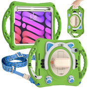 Custodia protettiva in EVA antiurto per bambini Cute Cat King con supporto, tracolla e maniglia, For iPad mini 6 / mini 2024