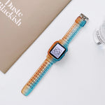 Cinturino in TPU trasparente sfumato Jelly per Apple Watch Series, 7 41mm / 6&SE&5&4 40mm / 3&2&1 38mm, 7 45mm / 6&SE&5&4 44mm / 3&2&1 42mm
