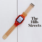 Cinturino in TPU trasparente sfumato Jelly per Apple Watch Series, 7 41mm / 6&SE&5&4 40mm / 3&2&1 38mm, 7 45mm / 6&SE&5&4 44mm / 3&2&1 42mm