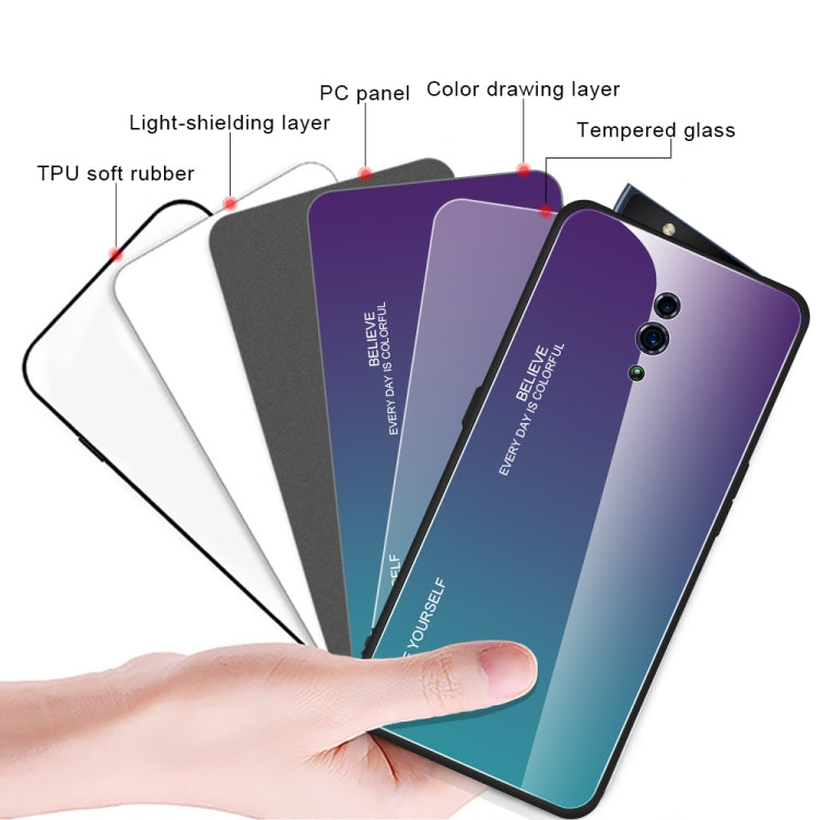 Custodia in vetro sfumato per smartphone compatibili
