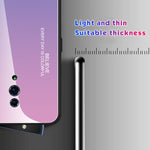 Custodia in vetro sfumato per smartphone compatibili