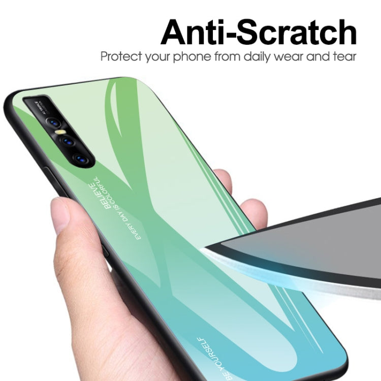 Custodia in vetro con bordi morbidi per Vivo V15 Pro