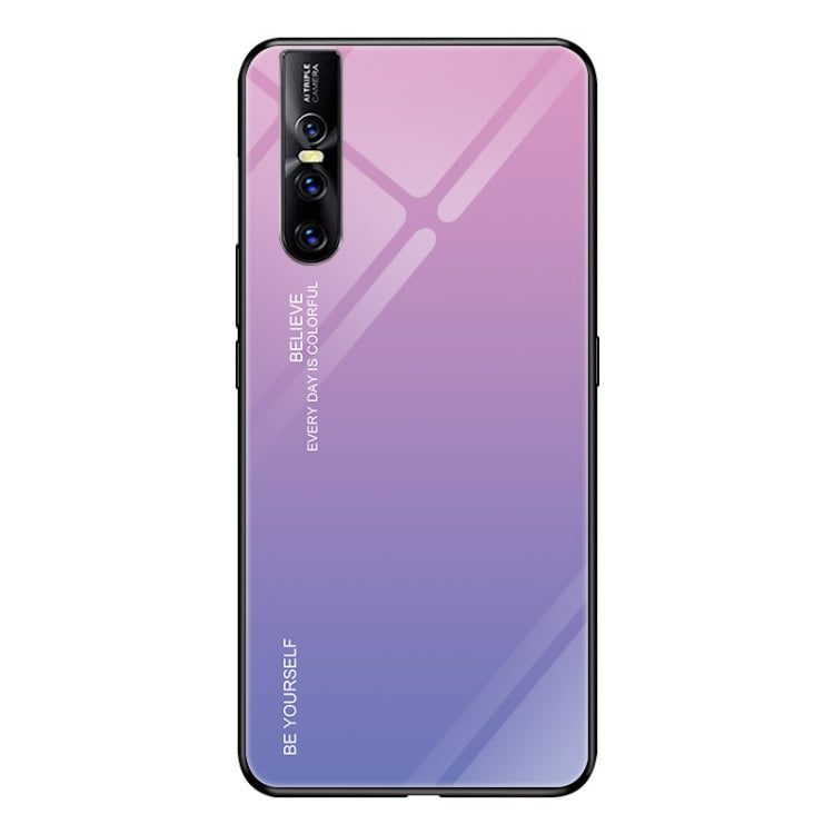 Custodia in vetro con bordi morbidi per Vivo V15 Pro