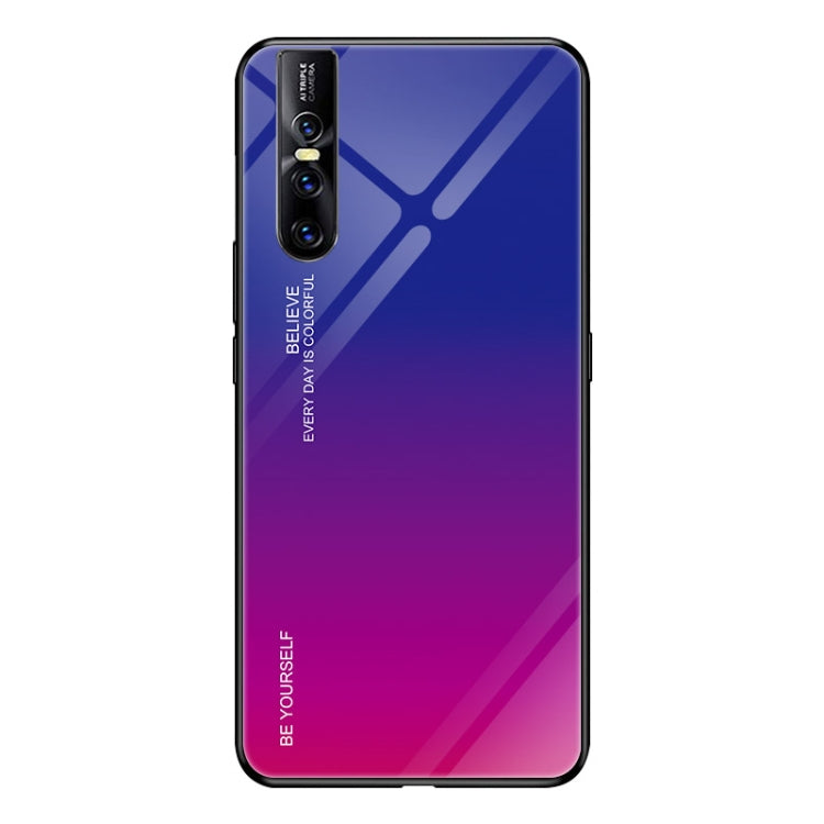Custodia in vetro con bordi morbidi per Vivo V15 Pro