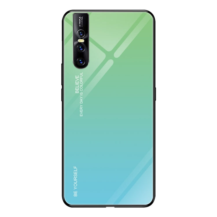 Custodia in vetro con bordi morbidi per Vivo V15 Pro