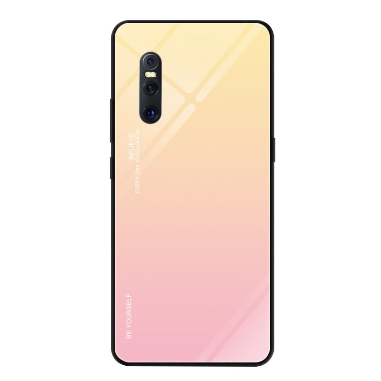 Custodia in vetro con bordi morbidi per Vivo V15 Pro