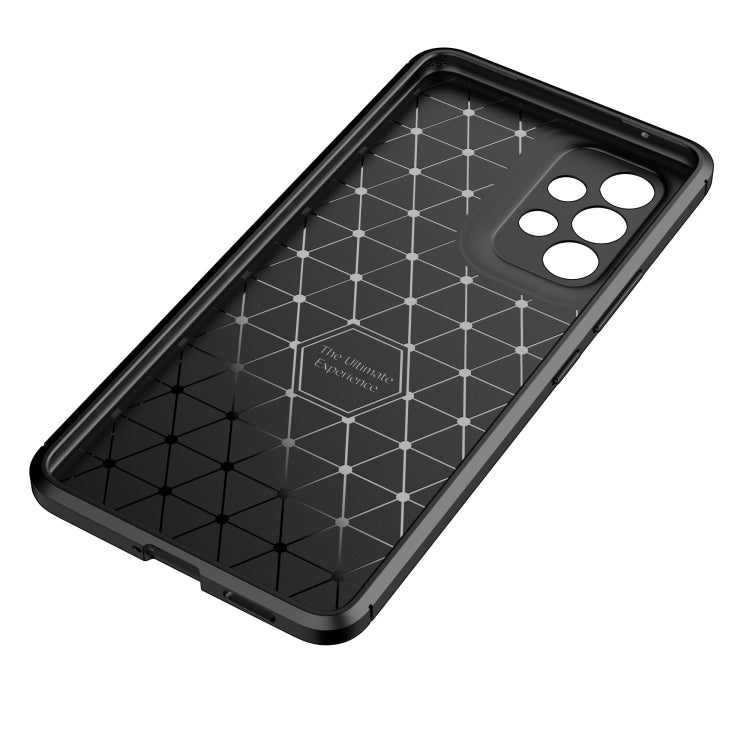 Custodia per telefono in TPU antiurto con struttura in fibra di carbonio, For Samsung Galaxy A33 5G, For Samsung Galaxy A53 5G
