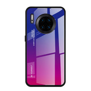 Custodia in vetro a colori sfumati, For OPPO Reno Z, For Galaxy A7 (2018), For Xiaomi Redmi 7A