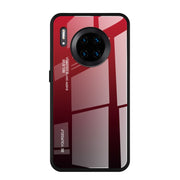 Custodia in vetro a colori sfumati, For OPPO Reno Z, For Galaxy A7 (2018), For Xiaomi Redmi 7A