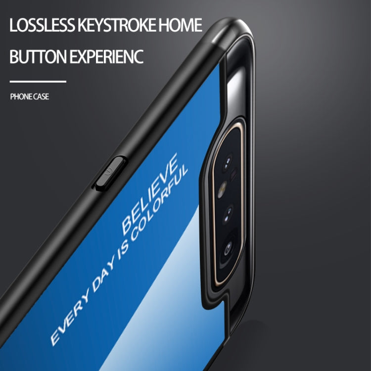 Custodia in vetro sfumato per Huawei e Samsung Galaxy A10s