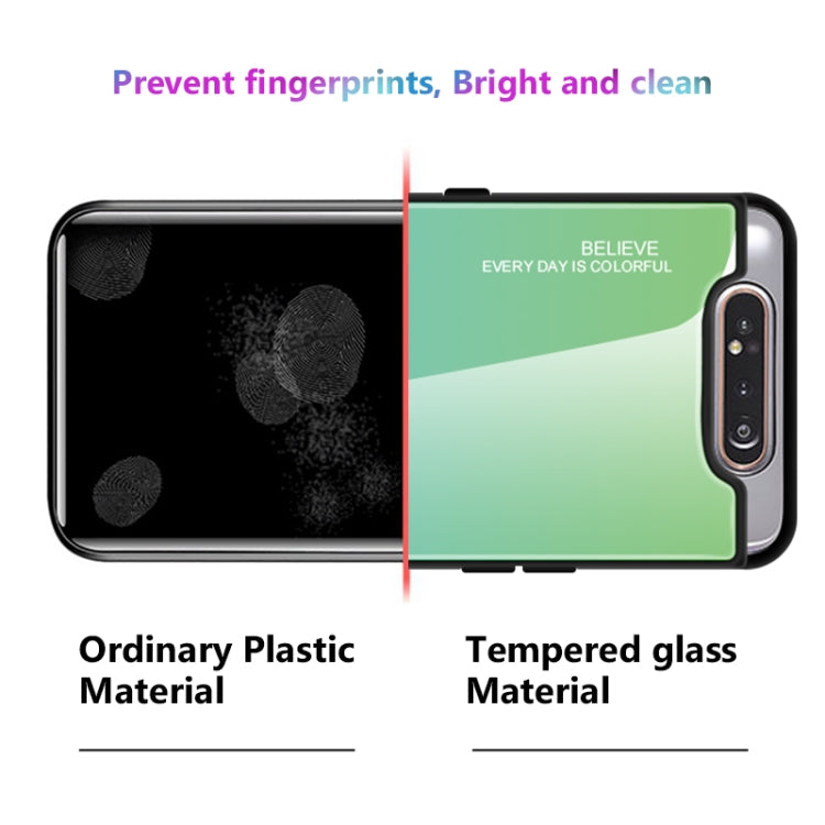 Custodia in vetro sfumato per Huawei e Samsung Galaxy A10s