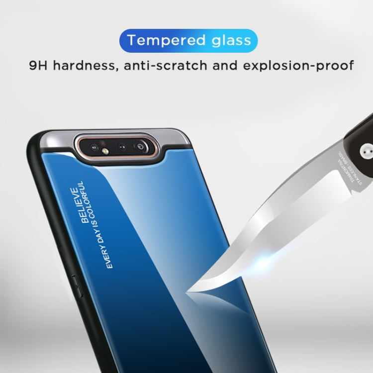 Custodia in vetro sfumato per Huawei e Samsung Galaxy A10s