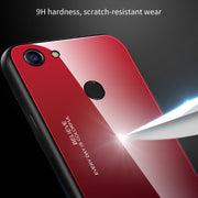 Custodia in vetro a colori sfumati, For Galaxy A80, For OnePlus 7, For OPPO A9 (2020)