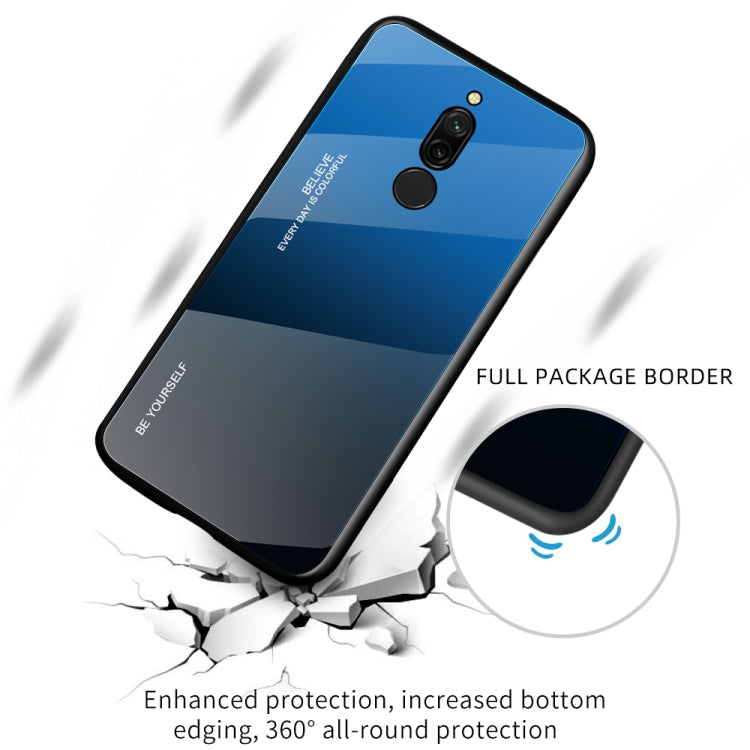 Custodia in vetro colorato per Vivo Y17