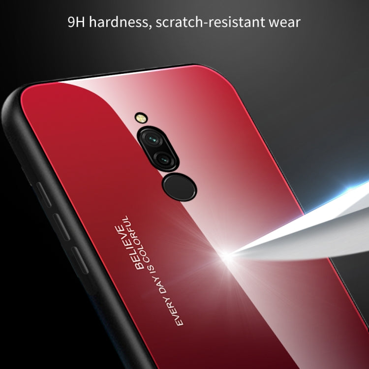 Custodia in vetro colorato per Vivo Y17