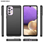 Custodia per telefono TPU in fibra di carbonio con trama spazzolata, For Samsung Galaxy A33 5G, For Samsung Galaxy A53 5G