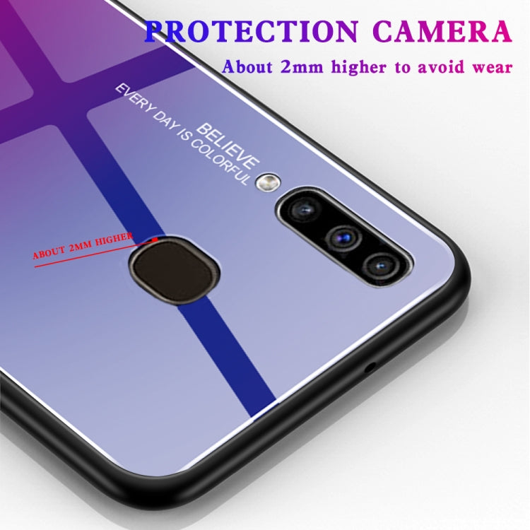 Custodia in vetro sfumato per Samsung Galaxy A10 A30 A8s