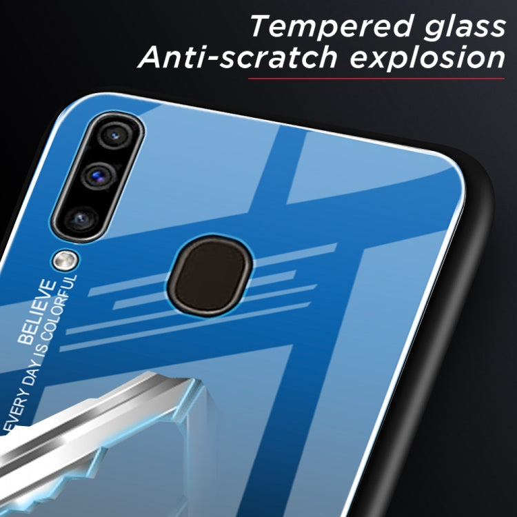 Custodia in vetro sfumato per Samsung Galaxy A10 A30 A8s