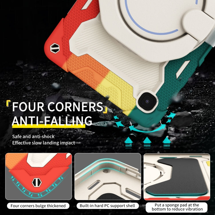 Armor Contrast Colour Silicone + custodia per tablet PC, For Samsung Galaxy Tab A7 Lite, For Samsung Galaxy Tab A7 10.4 T505