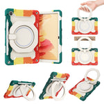 Armor Contrast Colour Silicone + custodia per tablet PC, For Samsung Galaxy Tab A7 Lite, For Samsung Galaxy Tab A7 10.4 T505