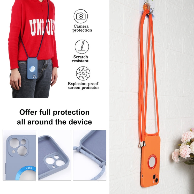 Custodia acrilico con cordino per iPhone 13 mini