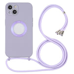 Custodia acrilico con cordino per iPhone 13 mini