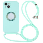 Custodia acrilico con cordino per iPhone 13 mini