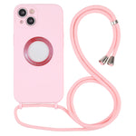 Custodia acrilico con cordino per iPhone 13 mini