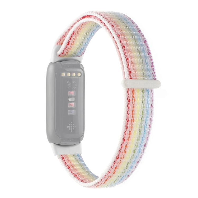 Cinturino in nylon con cinturino ad anello, For Fitbit Luxe
