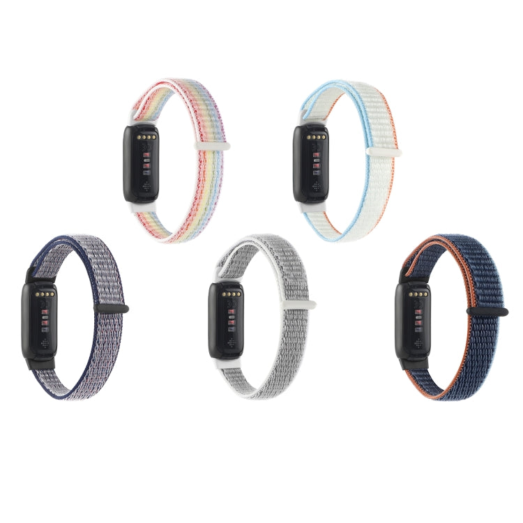 Cinturino in nylon con cinturino ad anello, For Fitbit Luxe