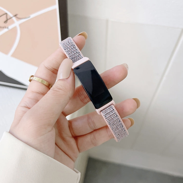 Cinturino in nylon con cinturino ad anello, For Fitbit Luxe