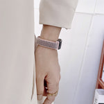 Cinturino in nylon con cinturino ad anello, For Fitbit Luxe
