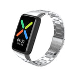 Cinturino con cinturino a tre sfere in acciaio inossidabile, For OPPO Watch Free NFC