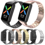 Cinturino con cinturino a tre sfere in acciaio inossidabile, For OPPO Watch Free NFC
