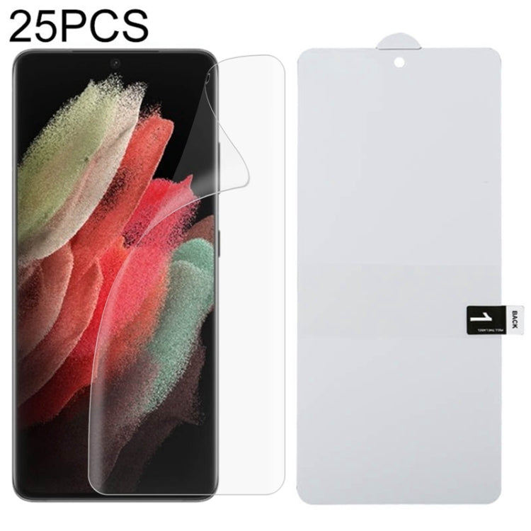 25 PCS Full Screen Protector Pellicola idrogel antideflagrante, For Samsung Galaxy S22 Ultra 5G (25pcs), For Samsung Galaxy S22+ 5G (25pcs), For Samsung Galaxy S22 5G (25pcs)