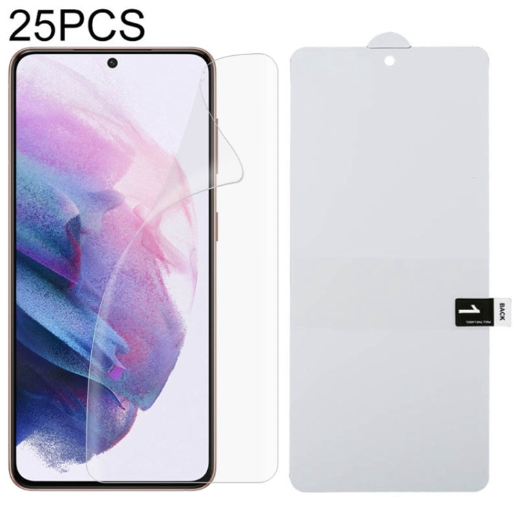 25 PCS Full Screen Protector Pellicola idrogel antideflagrante, For Samsung Galaxy S22 Ultra 5G (25pcs), For Samsung Galaxy S22+ 5G (25pcs), For Samsung Galaxy S22 5G (25pcs)