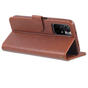 Custodia per cellulare in pelle a conchiglia orizzontale con struttura in pelle di pecora AZNS con supporto, slot per schede e portafoglio, For Xiaomi Redmi Note 11 / Poco M4 Pro 5G