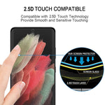 Edge Glue Pellicola in vetro temperato a schermo intero con bordo curvo 3D, For Samsung Galaxy S22 Ultra 5G (1 PC), For Samsung Galaxy S22+ 5G (1 PC), For Samsung Galaxy S22 5G (1 PC)
