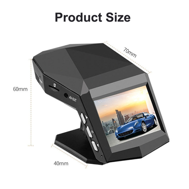 2 pollici HD Single Lens 1080P No Light Night Vision Registratore di guida nascosto con aromaterapia, Without, 16G, 32G, 64G