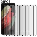 Pellicola in vetro temperato a schermo intero con bordo curvo 3D, For Samsung Galaxy S22 Ultra 5G (25pcs), For Samsung Galaxy S22+ 5G (25pcs), For Samsung Galaxy S22 5G (25pcs)