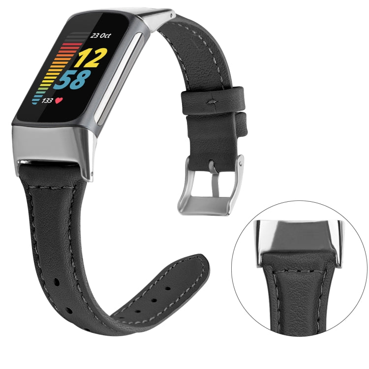 Per cinturino in pelle Fitbit Charge 5 FC5-18, S, L