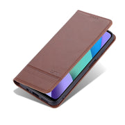AZNS Custodia per telefono in pelle a vibrazione orizzontale con struttura in vitello magnetico con slot per schede, supporto e portafoglio, For Xiaomi Redmi Note 11